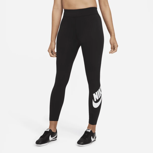 Nike Women's NSW Essential Legging Futura HR CZ8529-010 - Black/Gray - View 1