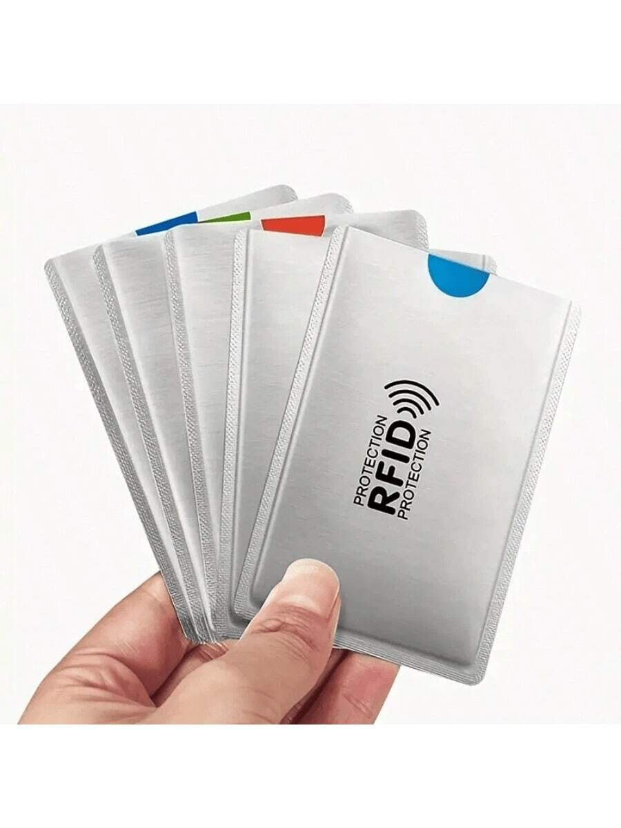 Silver Protects Against Demagnetization Card Bank Card Identity Shields ...