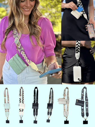 1 Set Of Mobile Phone Case Lanyard, Crossbody Mobile Phone Pendant, Mobile Phone Accessories Bag Charms, Zipper Coin Purse, Key Chain Keychain, Mobile Phone Lanyard, Mobile Phone Crossbody Bag Key Chain Wristband, Replaceable Bag Shoulder Strap, Adjustable Shoulder Strap, Perfect Outdoor Companion