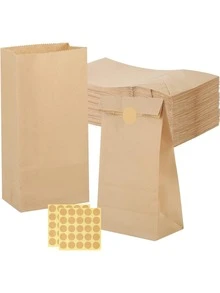 Mvyc Calendario dell'Avvento Natalizio 2025 (riempibile), 24 sacchetti di carta natalizia, 24 adesivi numerati e molti adesivi fai-da-te, mollette in legno, corda di iuta Calendario dell'Avvento fai-da-te Sacchetti regalo (adatti per artigianato e regali)