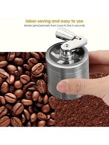 Máy xay và nghiền gia vị cầm tay hạng nặng - Thích hợp cho nhà bếp thương mại và gia đình, không cần điện, tay cầm bằng kim loại, máy xay gia vị di động dùng cho thảo mộc, gia vị, tỏi, hạt cà phê, lý tưởng cho cắm trại, nhà hàng, nấu ăn ngoài trời tại nhà, thiết kế bền bỉ, dụng cụ nhỏ gọn đáng tin cậy, cần thiết cho đầu bếp chuyên nghiệp, máy xay nhà bếp, máy xay cà phê cầm tay, máy nghiền cà phê, cấu trúc chắc chắn, bền bỉ và chịu lực tốt. - Nhiều màu - Xem 13