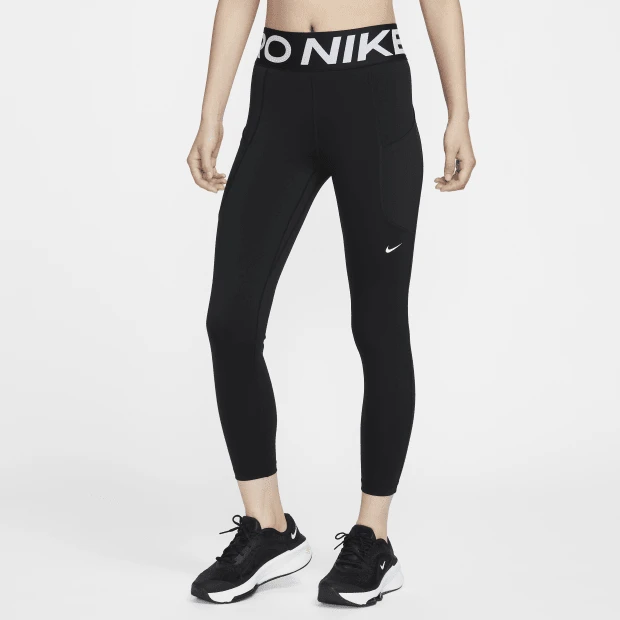 Nike 女款 NP SCULPT DFHR78PKTTIGHT 紧身打底裤 FV7389-010 - 黑/灰 - 查看 1