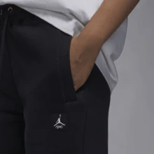 Nike Women's Fleece Pants FB5114-010 - Black/Gray - View 5