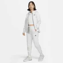 Quần nỉ Nike Women's NSW TCH FLC MR JGGR FB8331-013 - Đen/Xám - Xem 8