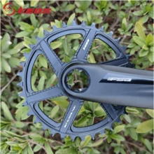 Đĩa xích hẹp-rộng KEOS gắn trực tiếp CNC AL7075 dành cho đĩa xích đơn CANNONDALE FSA 32-48T - màu đen - Xem 7