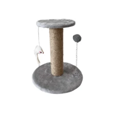 1PC Orange Green Cat Scratch Pole, Wear-Resistant And Non Shedding Vertical Sisal Pole, Suitable For Small And Medium-Sized Cats To Relieve Boredom, Suitable For Small Families, Cat Toys, Furniture, Modern Cat Decoration, Suitable For Pet Supplies For Small And Medium-Sized Cats