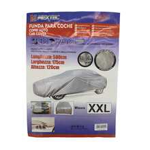 Funda Protectora para Auto y SUV de PEVA | Impermeable, Antisol, Aislante Térmico, Totalmente Envolvente, Universal para Todas las Estaciones - Gris - Ver 8