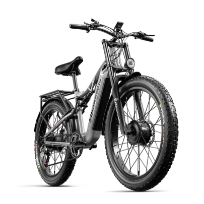 S600 Adult Electric Bike, Dual 1000W, 48V/17.5AH Removable Battery, Range 40-50 Miles, 7-Speed, 26x3.0 Tires, Ultra-Light Aluminum Alloy Frame, Suitable For Off-Road Riding, Designed For Rugged Outdoor Terrain.