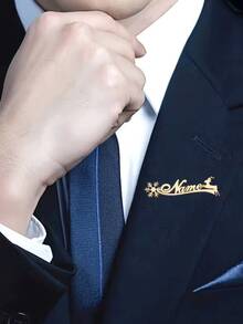 1pc Stainless Steel Dental Brooch - Customized Name & Badge Pin For Doctors & Nurses With Engraved Tooth Design, Gift For Healthcare Professionals, Father's Day, Mother's Day, Engraved, Stainless, Colorful, Cute, Adorable, Funny, Kawaii, Y2K, Stylish, Unisex, Casual, Custom, Personalized, Unique, Customized, Ideal Gifts For Him, For Valentine's Day, For Mother's Day, For Birthdays, For Children's Day, For Father's Day, For Graduation, For Weddings, For Housewarming - Style 1 - View 10