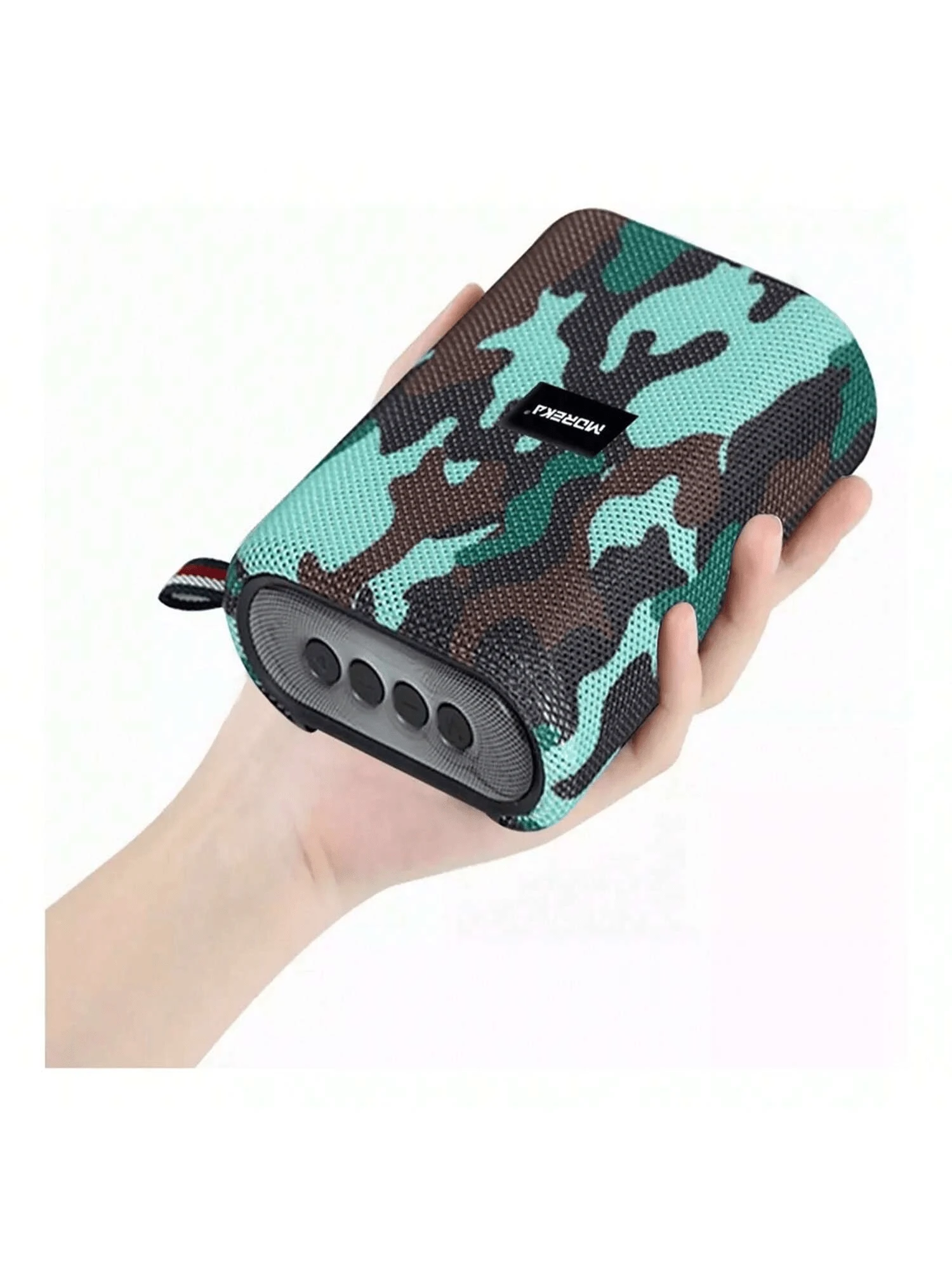 mini altavoz portátil con altavoz bluetooth resistente al agua - Verde militar - Ver 1