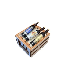 Miniature Dollhouse Set With Red Wine And Steak, Miniature Landscape Props, 1:12 Scale Mini Wine Bottle Model, And Multiple Dollhouse Accessories! The Perfect Choice For A Festive Atmosphere! (Note: Wine Style And Pattern Are Random.) - Multicolor - View 6