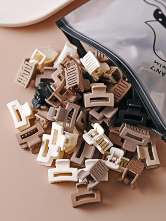 100/50/40/30/20/8个装多功能迷你发夹，时尚女士发夹，简约刘海夹和复古发夹，发爪夹，发卡，发夹，发夹，发爪夹，秋冬女士度假发饰，女士发夹