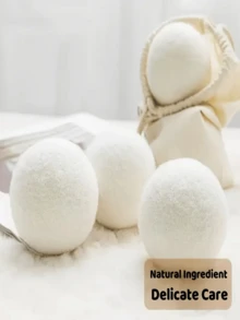 Bộ 2/6 quả cầu sấy quần áo bằng len tự nhiên cao cấp - Thay thế cho giấy sấy và nước xả vải - Quả cầu sấy len, chất thay thế nước xả vải, giảm thời gian sấy, quả cầu làm mềm tự nhiên, quả cầu sấy len, quả cầu sấy len chống tĩnh điện, quả cầu sấy len hữu cơ - Quả cầu sấy Giáng sinh (Màu ngẫu nhiên) - Nhiều màu - Xem 3