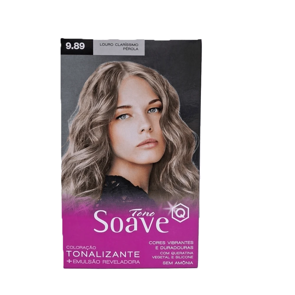 Coloração Tonalizante Tono Soave Capelli - Escolha seu produto - 9.89 LOURO CLARÍSSIMO PÉROLA - Visão 1