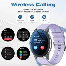 Smartwatch, Wireless Call/Dial, Multiple Sports Modes, Incoming Call Alert And Rejection, SMS Reminder, Customizable Wallpaper, Compatible With Android System