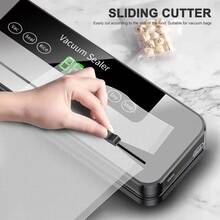 RAF 真空封口机，家用厨房食品保鲜真空封口机，一次性真空袋封口机，适用于各种干湿食品真空密封，升级带切割器，食品真空封口机，情人节和圣诞节礼物折扣