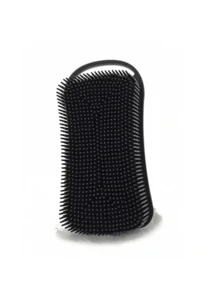 1 Stück Silikon Körperpeeling Bürste, 2 in 1 Silikon Körpershampoo Bürste, doppelseitige Duschbürste, weiche Silikon Luffa für empfindliche Haut, Silikon Haar Kopfhaut Massagegerät für die Dusche, tragbar, leicht zu reinigen, gute Schaumbildung - Verschiedenfarbig - Übersicht 11