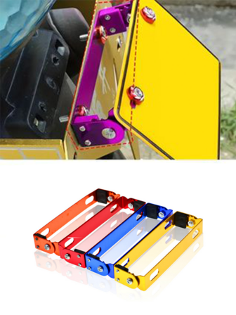 1pc Motorcycle Universal Accessory, Easy To Install License Plate Bracket For Moped, Electric Bike