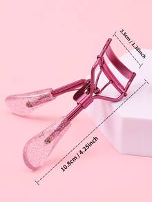 1支装不锈钢睫毛夹，透明闪粉手柄，专业美妆工具，打造自然卷翘睫毛，易于使用且不伤睫毛。适用于化妆、家居装饰、梳妆台、旅行、卧室等场合。产品类别：化妆配件、睫毛夹、圣诞礼物、化妆工具、平价好物、礼品、女士礼品、圣诞礼物、赠品、旅行必备。 - 玫紅色 - 查看 6