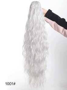 Claw Ponytail Extensions Hair Black Color 26-28 Inch Long Water Wave Hair Heat Resistant Fiber Synthetic Hairpiece For Women Girls Party Daily Use Causal Hair Accessories Women Claw Clips Elegant Hair Clips Beauty Hair Claws Fashion Hair Clutch Elegant Hair Jaw Clip - Nhiều màu - Xem 16