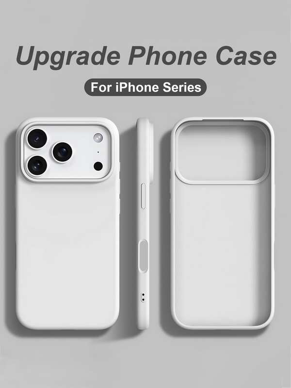 New Luxury TPU Silicone Case Compatible With For IPhone 17Pro Max 17 16 Pro Max 15 14 13 12 Pro Series Shockproof Fashion Soft Phone Protection Accessory