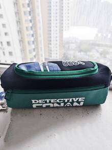 Hộp đựng bút chì "Shinichi Kudo" lấy cảm hứng từ truyện tranh Conan, dung tích lớn đựng bút mực, bút chì và đồ dùng học tập, chất liệu bền có khóa kéo, thiết kế nhân vật Shinichi Kudo, hoàn hảo cho học sinh và người hâm mộ, tuyệt vời cho trường học, văn phòng và sử dụng hàng ngày, quà tặng độc đáo cho những người đam mê truyện tranh và người yêu thích văn phòng phẩm - màu xanh lá - Xem 8