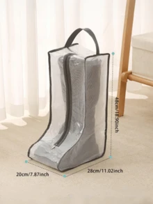 [Non-Woven Shoe Storage] 1-Pack Non-Woven Fabric Shoe Storage Bags - Dustproof And Moisture-Proof Travel Shoe Organizer - Black & Grey(One Shoe Cover Can Only Hold One Shoe) Shoe Bag Travel Organizer Drawstring Shoes Pouch Shoes Cover Portable Dust-Proof For Men For Women Packing Cubes Travel Essential Cruise Essentials Vacation Essentials - Multicolor - View 7