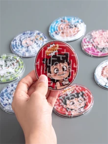 色彩缤纷的哪吒迷宫滚球玩具，趣味创意新奇迷宫行走球，早教益智娱乐 - 彩色 - 查看 3