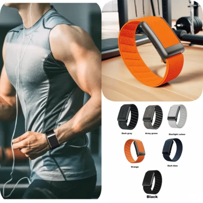 Nylon Fitness Band Suitable For 5.0, Soft Adjustable Replacement Strap, Breathable Protective Wristband, Unisex, Adjustable Strap Replacement, Wristband Accessory Upgrade, Breathable Wristband, Fitness Tracking Wristband, Soft Nylon Texture, Breathable Nylon Material, For 5.0 Device Users, Exercise 5.0/MG Super Woven Strap - ECG Compatible, Signature Performance Woven Material - Not Compatible With Gen 4