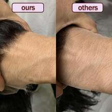 Uveous 210% 13x4 Human Hair Wig Loose Deep Wave Bob Wig Human Hair Lace Front Wigs 13x4HD Transparent Lace Short Bob Wig Brazilian Virgin Human Hair Pre Plucked Deep Curly Bob Wigs Natural Color - Natural Black - View 8