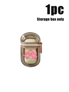 牙刷皂盒收纳盒，家用漱口水牙刷杯，浴室收纳整理盒，台面牙刷架，时尚现代浴室配件，适用于公用浴室和家庭空间，也可用于收纳化妆刷、化妆品、涂抹器、剃须刀，是旅行、徒步、登山必备品，也是生日礼物的好选择。 - 彩色 - 查看 9