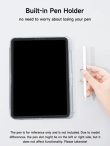 1个棕色爱心图案平板电脑保护套，兼容iPad 10.2英寸、iPad Pro 2021/2020、iPad第九/十代、iPad（A16）11英寸/第十代（2025）、Galaxy Tab A8 10.5英寸（2022）、Matepad 10.4/Tab，防摔，带笔槽，支持睡眠/唤醒功能。 - 彩色 - 查看 7