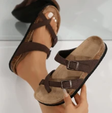 New Women's Hiking Outdoor Sports Sandals #Flat-Soled Versatile Women's Sandals/Crossing The Desert #Beach Camping #Kayaking #Outdoor Yoga #Beach Volleyball #Anti-Slip Fishing. Indoor Office * A Multifunctional Sandal - Nâu nâng cấp - Xem 4