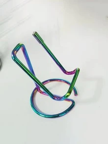 Giá đỡ danh thiếp mạ vàng dạng đứng, hộp đựng thẻ bằng kim loại, phụ kiện để bàn dùng để trưng bày danh thiếp, máy tính bảng, điện thoại và tượng nhỏ, giá đỡ điện thoại, giá đỡ máy tính bảng, hộp đựng thẻ, Kích thước: 3,94 x 2,87 inch - Nhiều màu - Xem 9