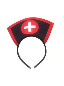 1 pieza Diadema de enfermera para fiesta de disfraces - Multicolor - Ver 3