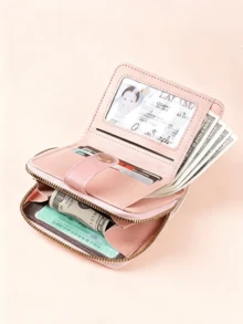 This Is A Multi-Functional, Cartoon, Cute, Short-Style Cat Pattern Women's Coin Purse With Multiple Compartments And Large Capacity. It Is Fashionable And Fresh, Waterproof And Stain-Resistant, Wear-Resistant And Durable, And Convenient To Carry.