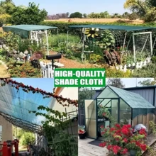 高强度PVC隐私围栏屏风，绿色面板设计 - 可调节室内/室外隐私屏障，带孔眼和支架，适用于墙壁、花园、阳台、露台 - 面板用于保护隐私（无防攀爬网），室外围栏面板