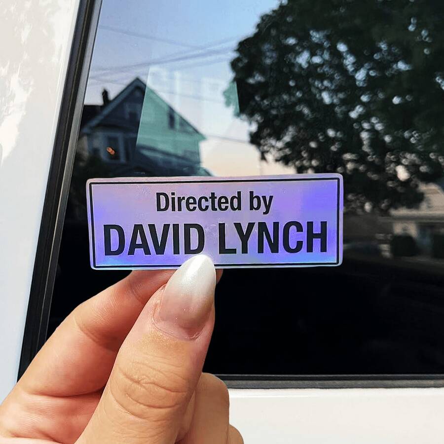 Directed By Directed By David Lynch Sticker Cartoon Decals, Glossy ...