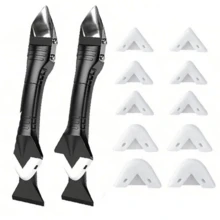7-In-1 Silicone Scraper, Caulking Tool, Sealant Smoothing Tool, Aged Glue Scraping Tool