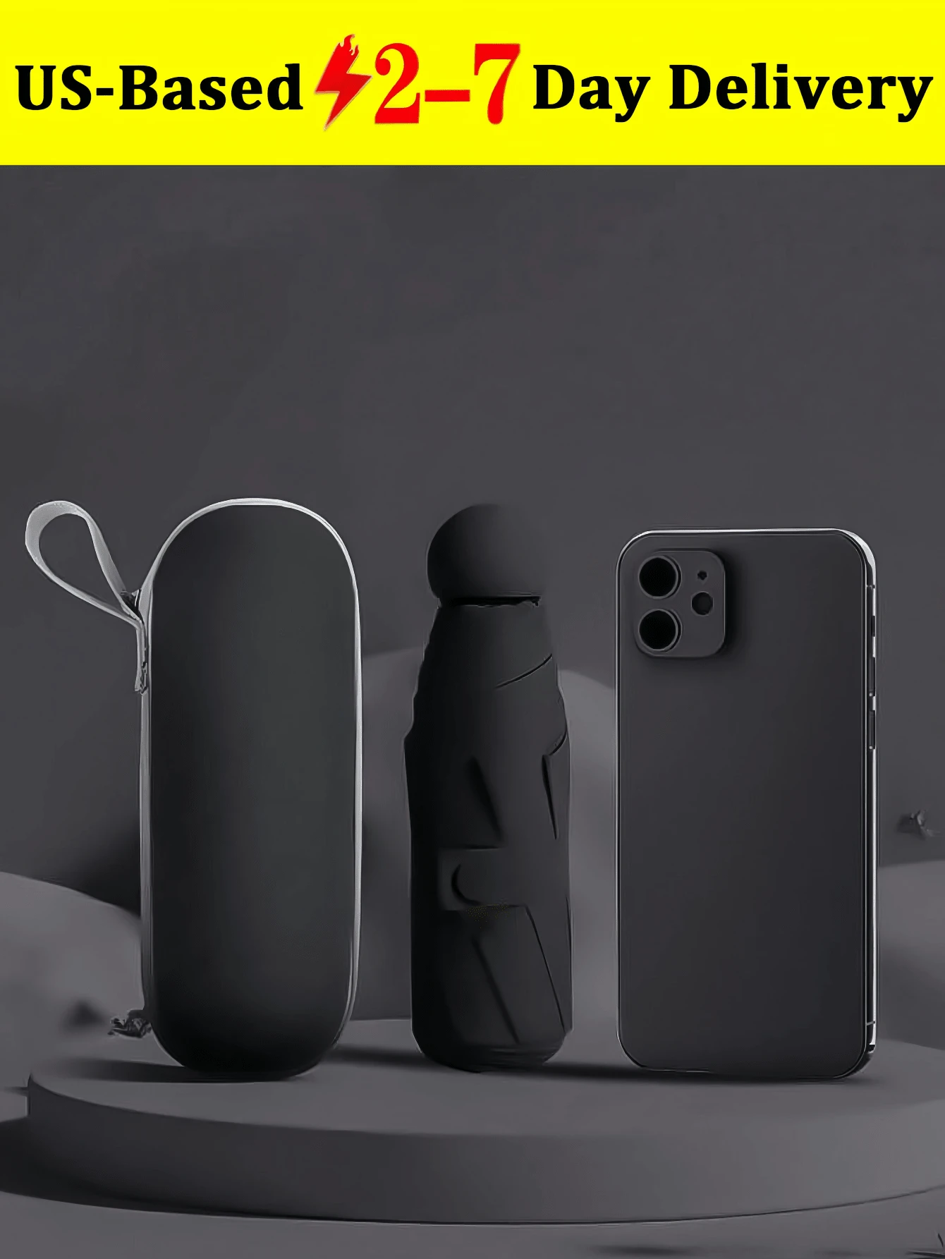 [Quick Local Shipping In The United States]Umbrella Sunny Day Sun Protection Small And Light Umbrella Easy To Carry Folding Umbrella Sun Protection Sun Umbrella Female Sunny Rain Small And Portable 50% Off Mini Black Capsule Compact Travel Umbrella Lightweight Portable Storm-Resistant Design, Mini Capsule Umbrella For Outdoor & Travel, UV Protected Foldable Fashion Umbrella With Heat-Resistant Handle, Waterproof Windproof Travel-Friendly Compact Handbag Umbrella,Travel Essentials | Travel | Camping Accessories Suitable For Shopping, Travel With,Purses And Bags Women Black Purse Bags For Women Beach Bag Halloween Tote Bags For Women Travel Essentials Clear Bag Bolsos Para Mujer Clear Purse Handbags For Women School Bag Crossbody Bags For Women New Fall Fashion Women Totes Bags For Women Carteras Para Mujer Purses For Women Brown Purse Backpack Work Bag Lunch Bag For Women Back To School - 彩色 - 查看 1