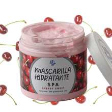 Mascarilla Blanqueadora y humectate aroma cherry, para cuerpo, manos y pies - Rojo - Ver 3