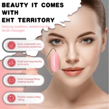 1 pieza Tablilla Gua Sha de cuarzo rosa natural y jade, con forma de corazón rosa, herramienta de masaje de SPA, relajación corporal portátil, adecuada para hombres y mujeres, regalo de belleza y cuidado de la piel, SPA, autocuidado, herramienta de cuidado de la piel, cuidado facial, suministros de esteticista, masaje, herramienta de masaje facial, rodillo facial - Multicolor - Ver 4