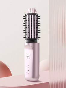 Wireless Curling Comb, Electric Curling Comb, Type-C Charging, Fast Heating, 4 Adjustable Temperatures, Suitable For People With Different Hair Types. One Comb Is Smooth Hair With Fluffy Roots, Ceramic Keratin Coating Repairs Damaged Hair, Anti Heat Comb Teeth Shape, Small And Portable Home Travel Wireless Curling Comb 2600mAh - 彩色 - 查看 11