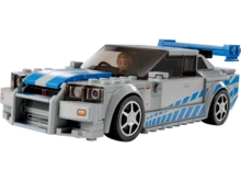 LEGO 76917 速度冠军 2 速度与激情 日产 Skyline GT-R (R34) 积木玩具套装 - 房间和家居装饰，适合 9 岁及以上儿童、男孩和女孩的完美生日礼物，音乐/婚礼季礼物 - 彩色 - 查看 1