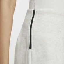 Nike 女款 NSW TCH FLC HR PLT 长裤，FV8053-013 - 黑/灰 - 查看 6