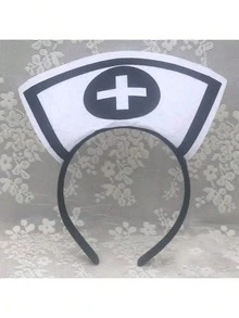 1 pieza Diadema de enfermera para fiesta de disfraces - Multicolor - Ver 6