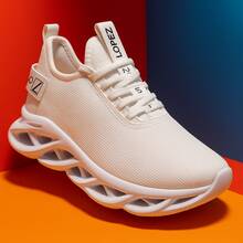 Men's Tennis Shoes For Gym, Sport, Running, Walking And Crossfit - Ultra Lightweight And Comfortable - trắng - Xem 3