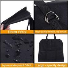 Firewood Rack Outdoor 24in,Indoor/Outdoor Firewood Storage And Firewood Rustproof Holder,Stable Log Holder And Fireplace Decor Organizer With Firewood Log Carrier Black Bag - Black - View 3