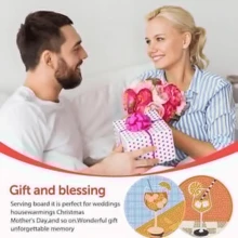 8pcs/Set DIY Diamond Painting Coasters, Elegant Drink Pattern Coasters, Beverage Coasters With Holders, Anti-Slip And Heat Insulation, Handmade Gift, Mosaic Craft