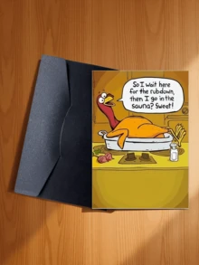 1pc Funny Turkey Thanksgiving Card (With Envelope) - Suitable For Friends, Family, And Colleagues - Unique Birthday Gift Idea - Style 1 - View 21